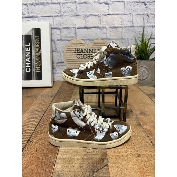 Converse x Comme des Garcons Play CDG Hi Pro Heart women’s 6.5 - Picture 1 of 12